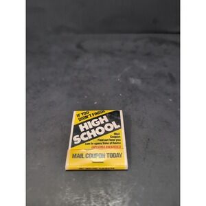 American School High School Diploma Ad Matchbook, Wadsworth Ohio, Vtg Ephemera